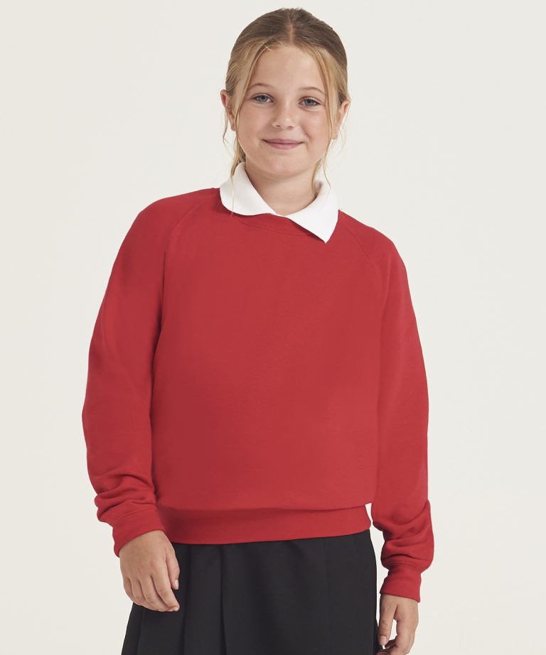 Awdis Academy &#8211; Kids Academy Raglan Sweatshirt AC01J, Vivid Promotion Workwear