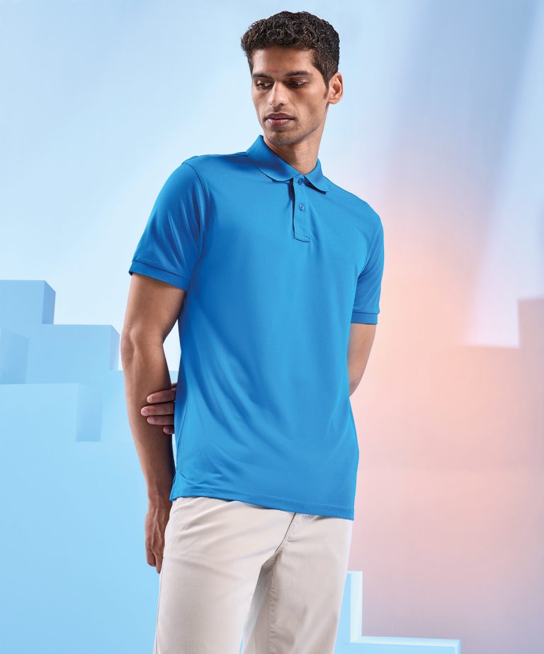 Asquith &#038; Fox &#8211; Cationic Recycled Polyester Polo AQ001, Vivid Promotion Workwear