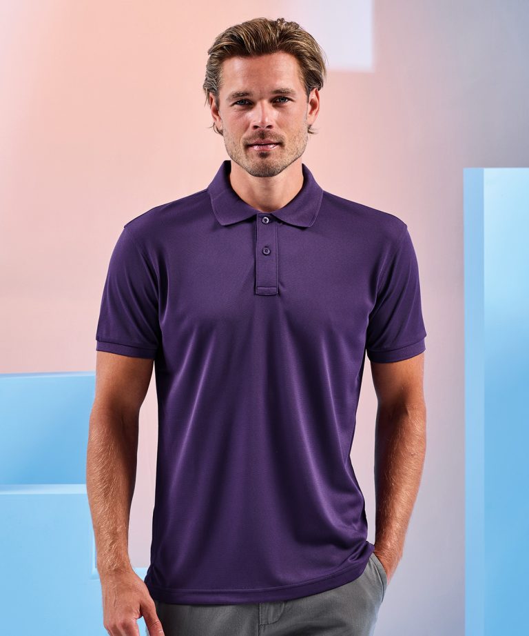 Asquith &#038; Fox &#8211; Mens Glaciertech Polo AQ002, Vivid Promotion Workwear
