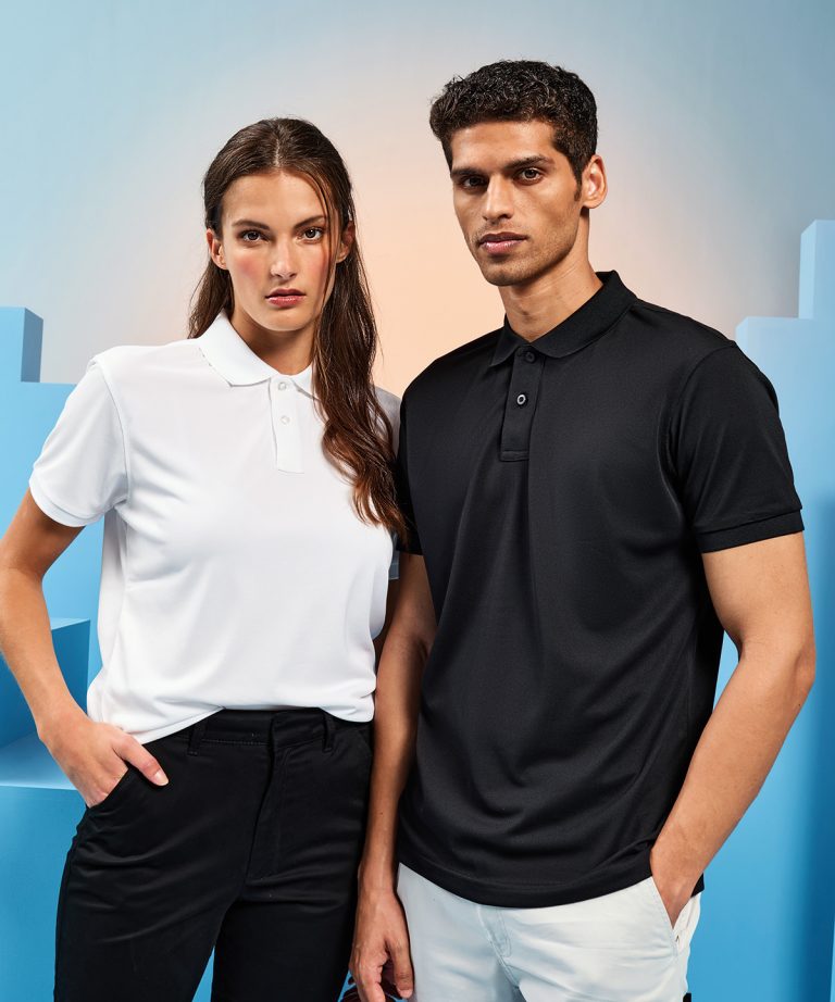 Asquith &#038; Fox &#8211; Mens Glaciertech Polo AQ002, Vivid Promotion Workwear