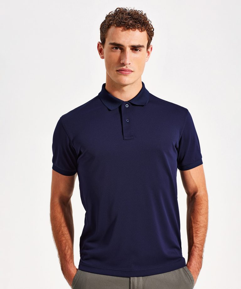Asquith &#038; Fox &#8211; Mens Glaciertech Polo AQ002, Vivid Promotion Workwear