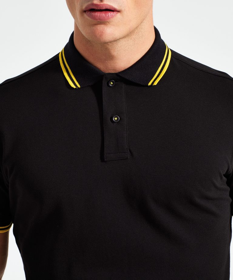 Asquith & Fox - Mens Classic Fit Tipped Polo AQ011
