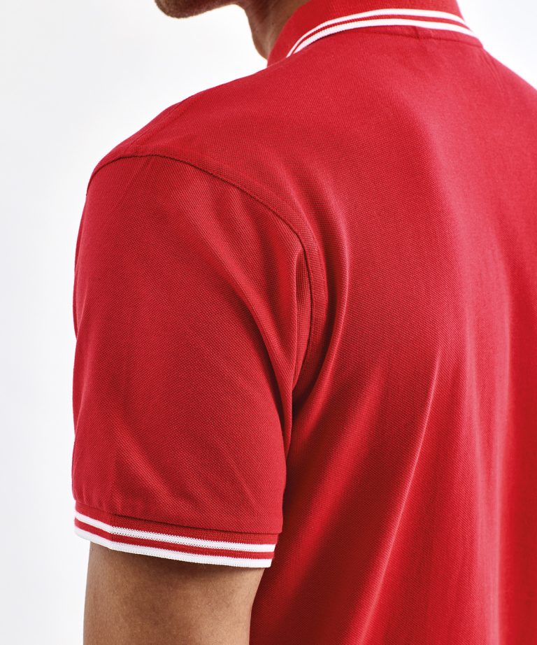 Asquith &#038; Fox &#8211; Mens Classic Fit Tipped Polo AQ011, Vivid Promotion Workwear