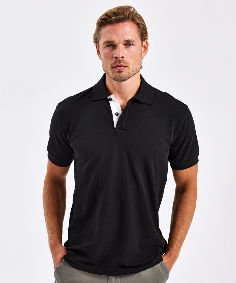 Alternative view of Asquith & Fox - Mens Classic Fit Contrast Polo AQ012