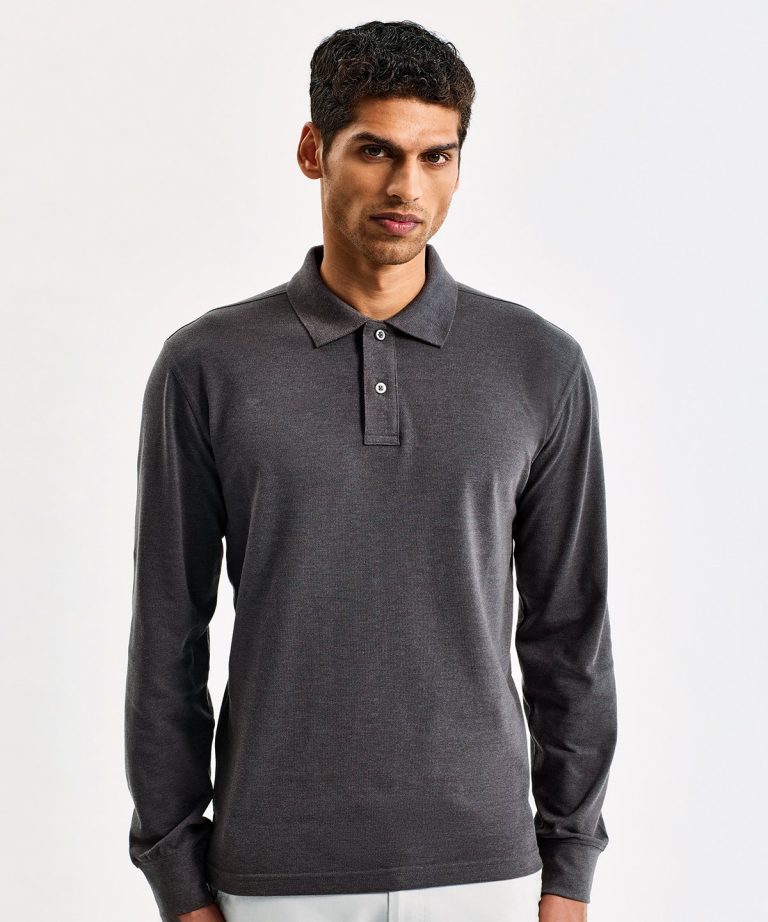 Asquith &#038; Fox &#8211; Mens Classic Fit Long Sleeved Polo AQ030, Vivid Promotion Workwear