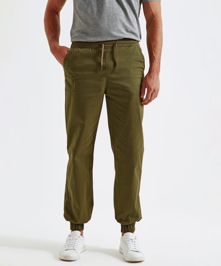 Asquith &#038; Fox &#8211; Mens Twill Jogger AQ055, Vivid Promotion Workwear