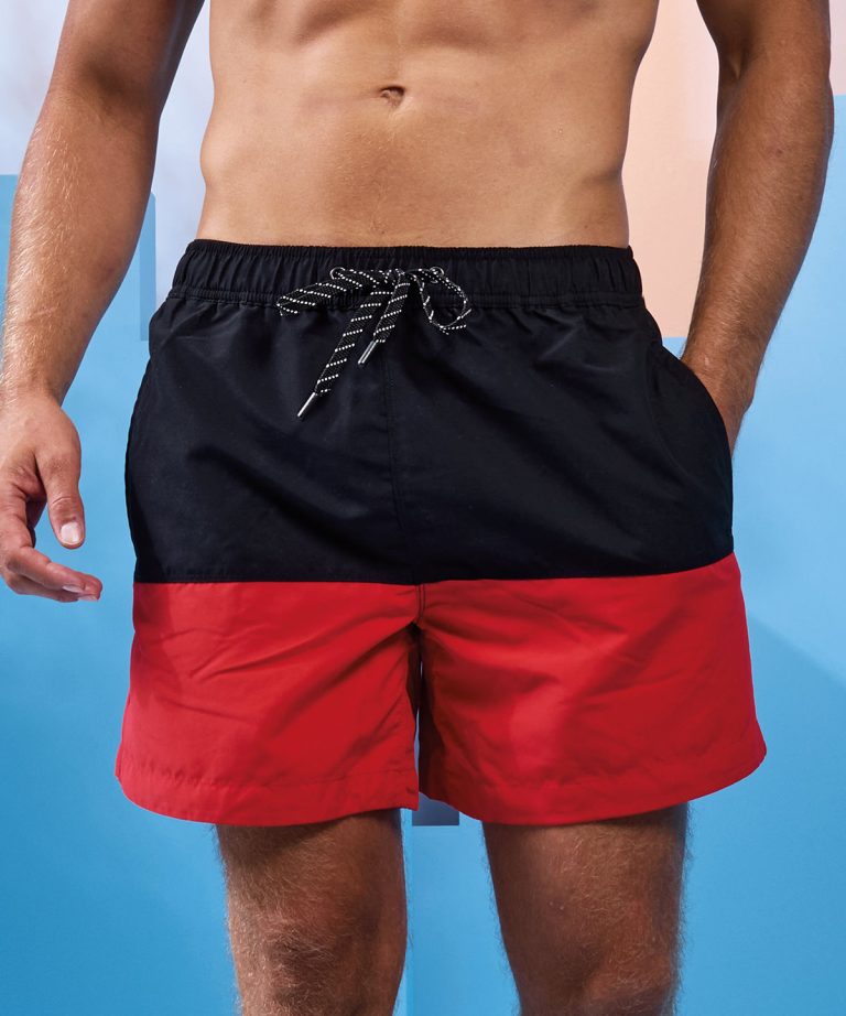 Asquith &#038; Fox &#8211; Block Colour Swim Shorts AQ056, Vivid Promotion Workwear