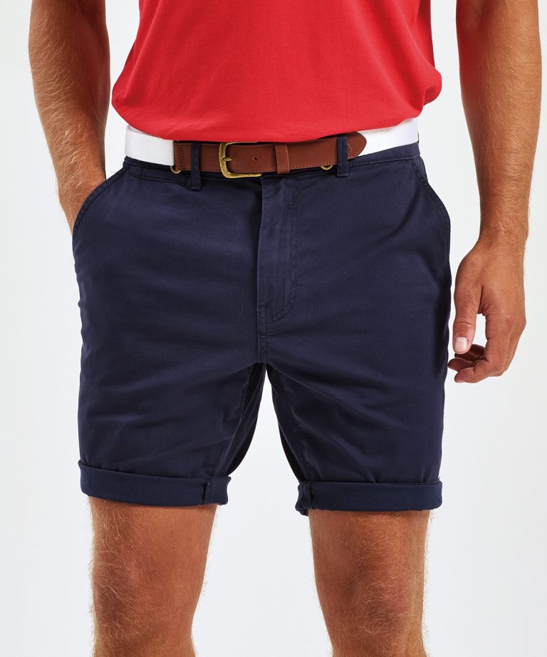 Asquith &#038; Fox &#8211; Mens Lightweight Chino Shorts AQ058, Vivid Promotion Workwear