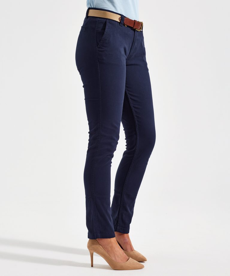 Asquith &#038; Fox &#8211; Womens Classic Fit Chinos AQ060, Vivid Promotion Workwear
