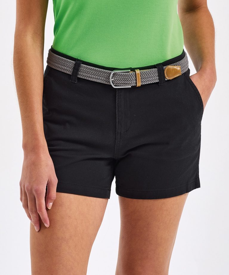 Asquith &#038; Fox &#8211; Womens Chino Shorts AQ061, Vivid Promotion Workwear