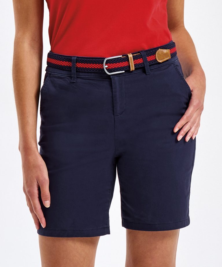 Asquith &#038; Fox &#8211; Womens Lightweight Chino Shorts AQ068, Vivid Promotion Workwear