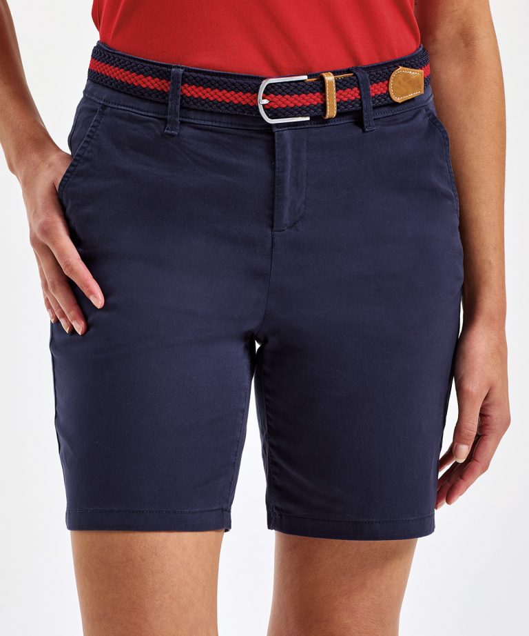 Asquith &#038; Fox &#8211; Womens Lightweight Chino Shorts AQ068, Vivid Promotion Workwear