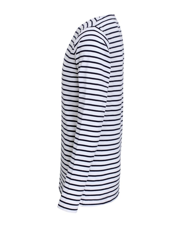 Asquith &#038; Fox &#8211; Mens Marinie Coastal Long Sleeve Tee AQ070, Vivid Promotion Workwear