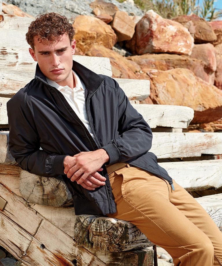 Asquith &#038; Fox &#8211; Mens Harrington Jacket AQ200, Vivid Promotion Workwear