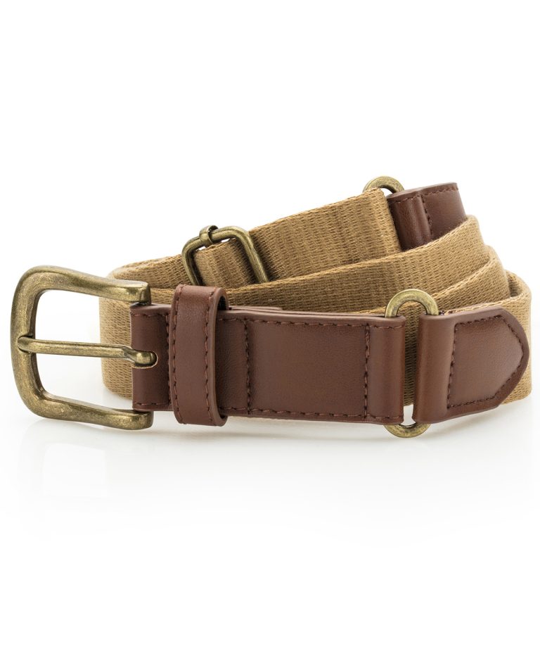 Alternative view of Asquith & Fox - Faux Leather And Canvas Belt AQ902