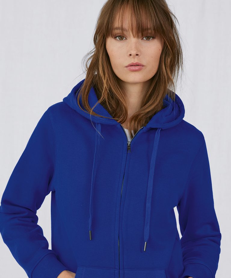 Alternative view of B&C Collection - B&C Queen Zipped Hooded B012F