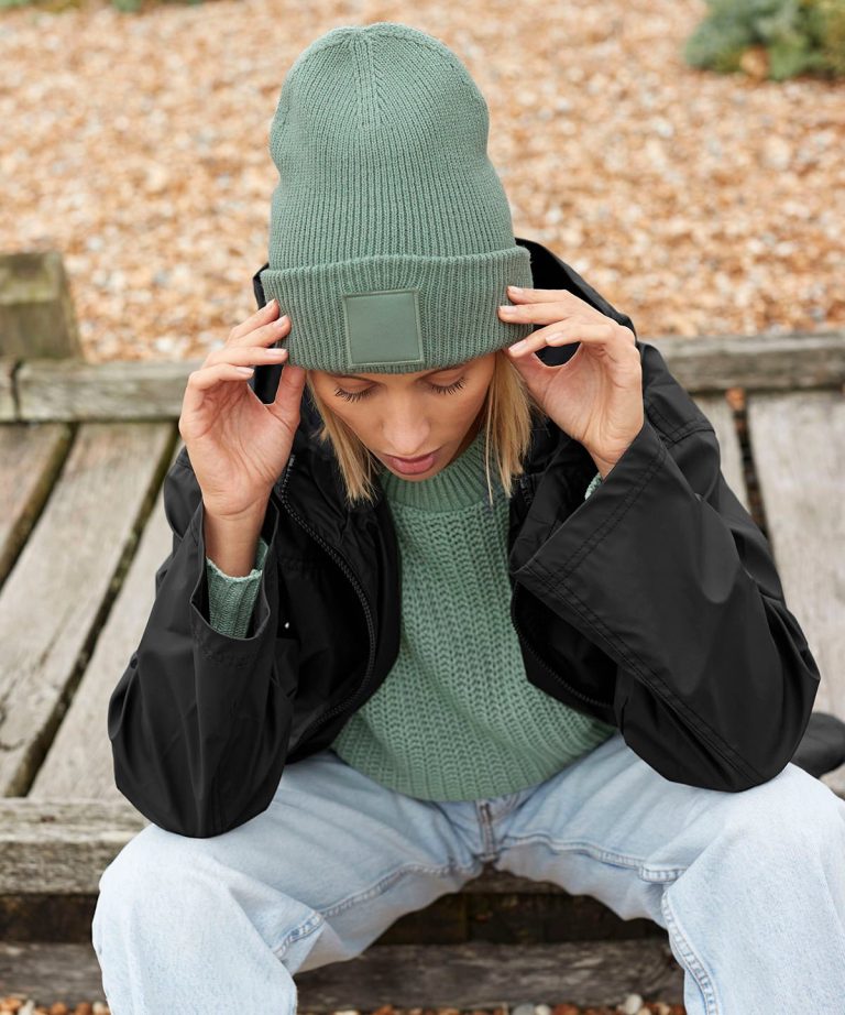 Beechfield - Deep - Cuffed Tonal Patch Beanie B336R