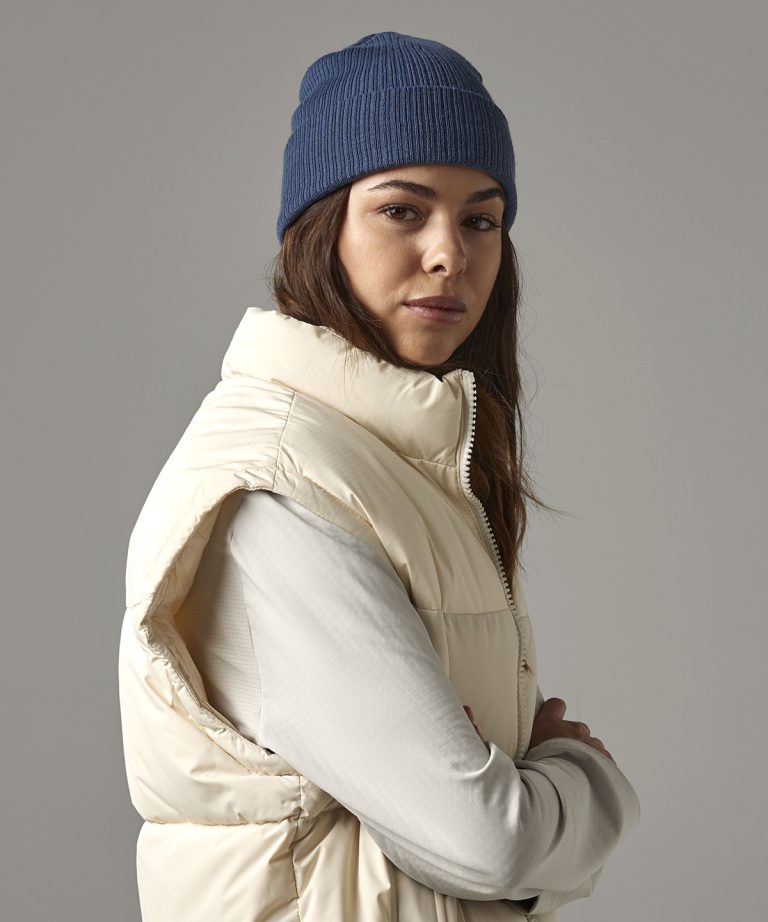 Alternative view of Beechfield - Polylana Ribbed Beanie B376R