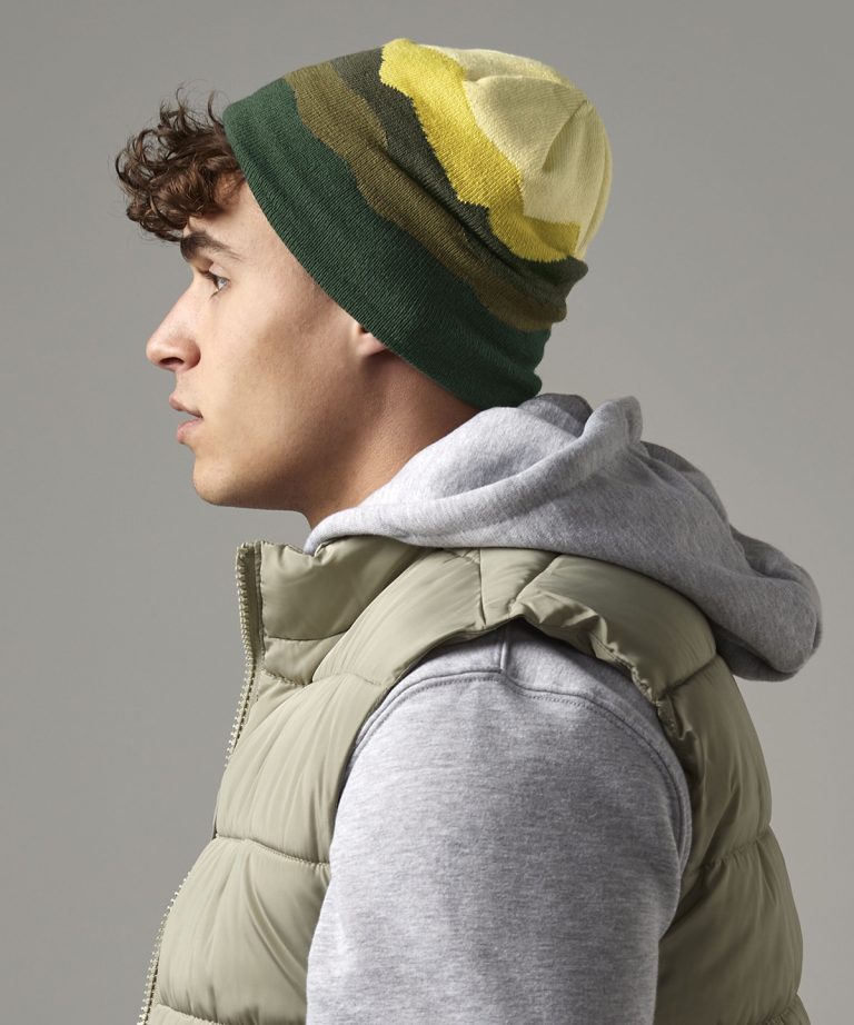 Beechfield &#8211; Mountain Peaks Pull &#8211; On Beanie B394R, Vivid Promotion Workwear