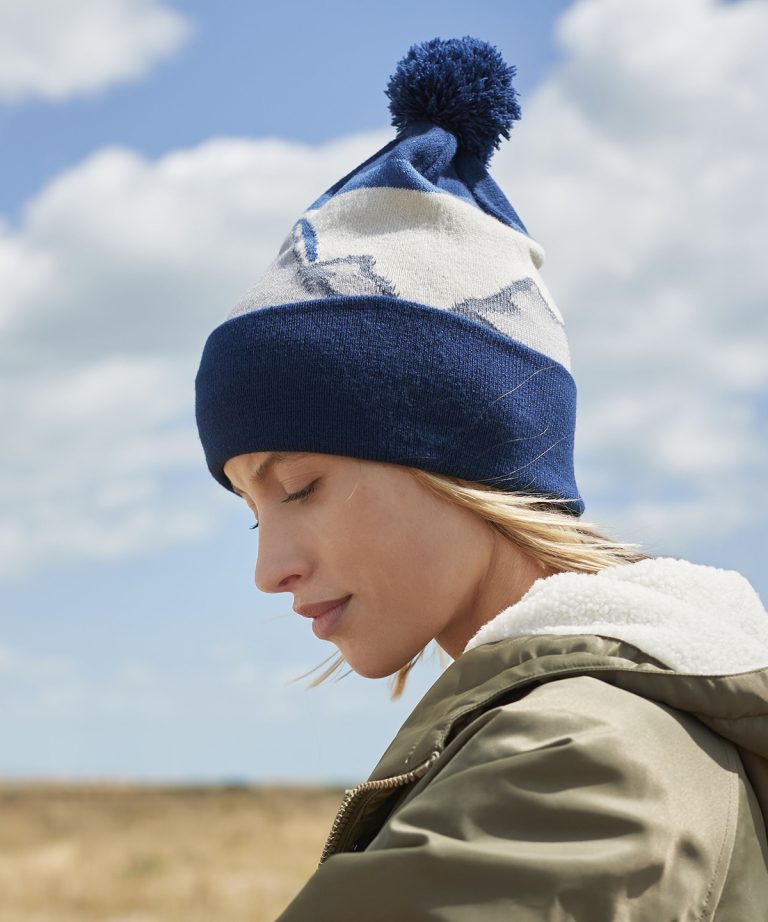 Alternative view of Beechfield - Mountain Peaks Pom Pom Beanie B395R