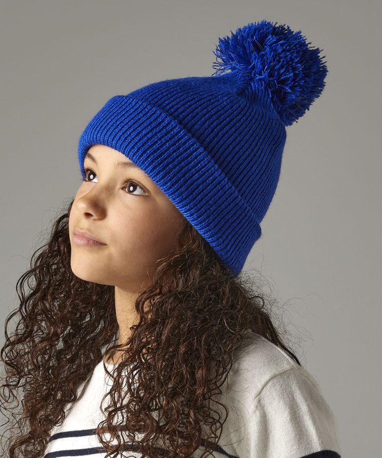 Alternative view of Beechfield - Junior Reflective Bobble Beanie B406B