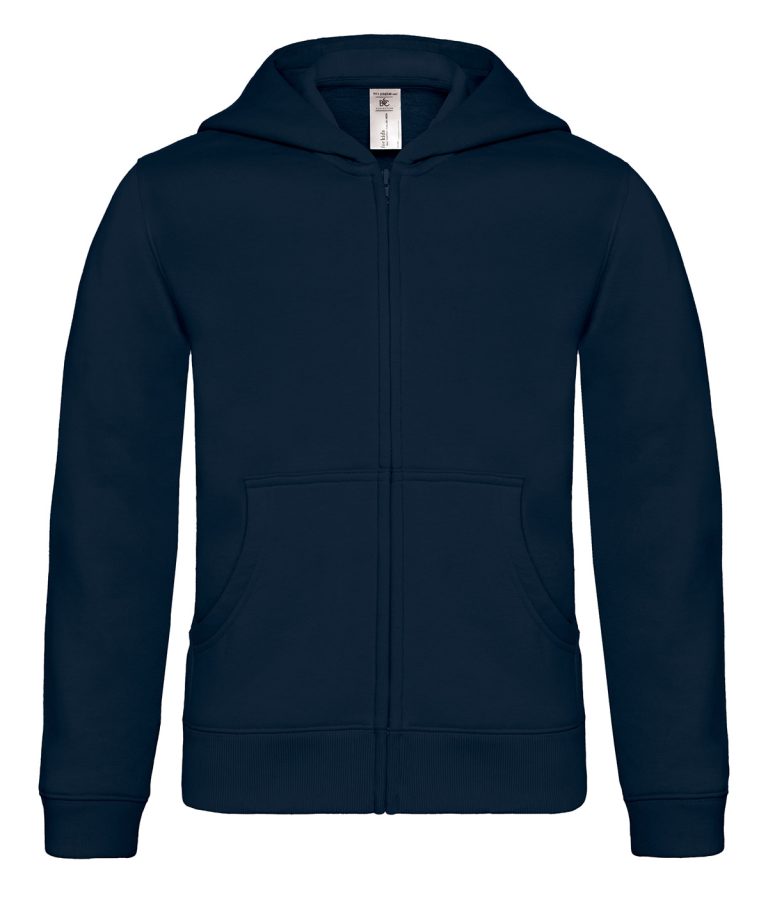Alternative view of B&C Collection - B&C Hooded Full - Zip | Kids B421B Unisex