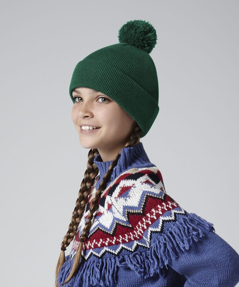 Alternative view of Beechfield - Junior Original Pom Pom Beanie B426B