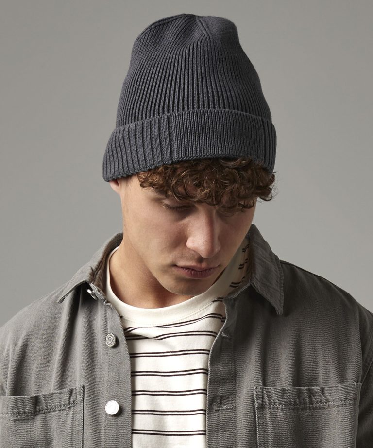 Beechfield - Organic Cotton Engineered Patch Beanie B438N