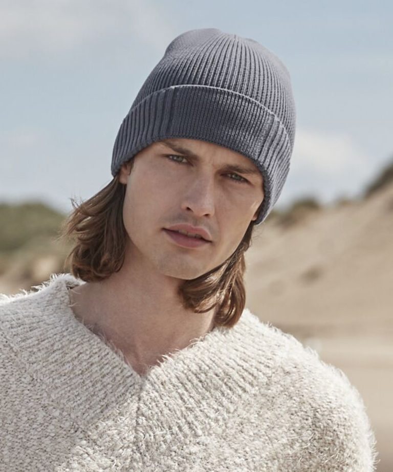 Alternative view of Beechfield - Organic Cotton Engineered Patch Beanie B438N