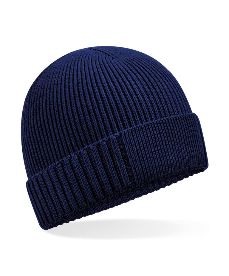 Beechfield &#8211; Organic Cotton Engineered Patch Beanie B438N, Vivid Promotion Workwear
