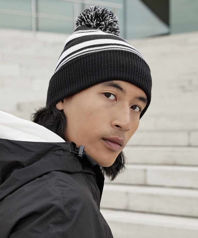 Beechfield - Striped Fan Beanie B473R
