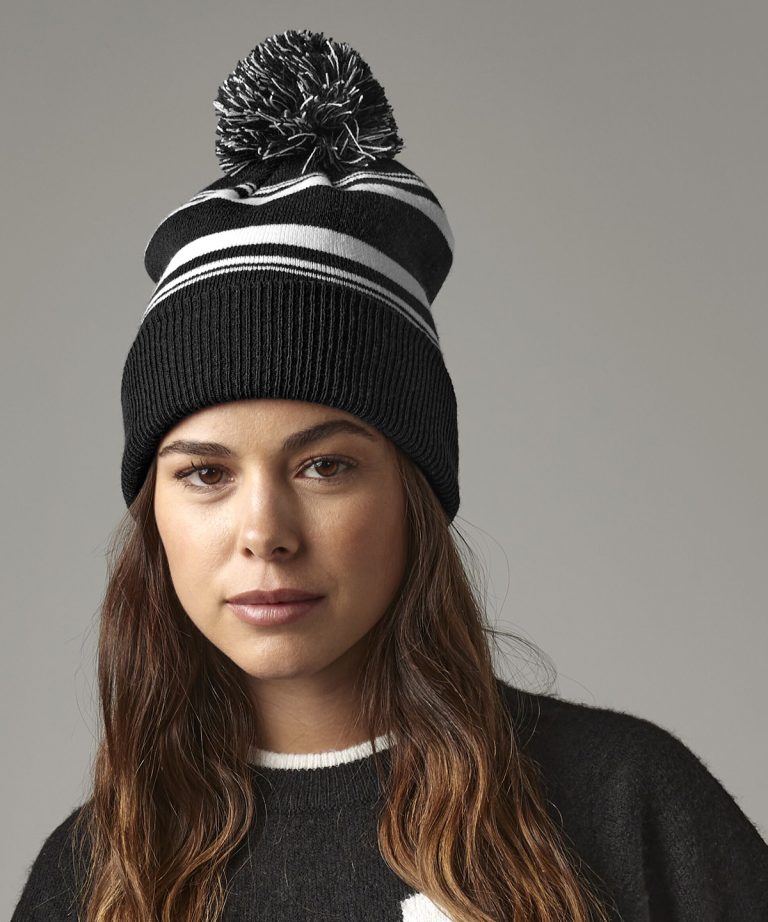 Alternative view of Beechfield - Striped Fan Beanie B473R