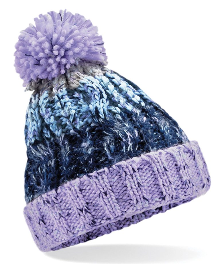 Alternative view of Beechfield - Junior Corkscrew Pom Pom Beanie B486A