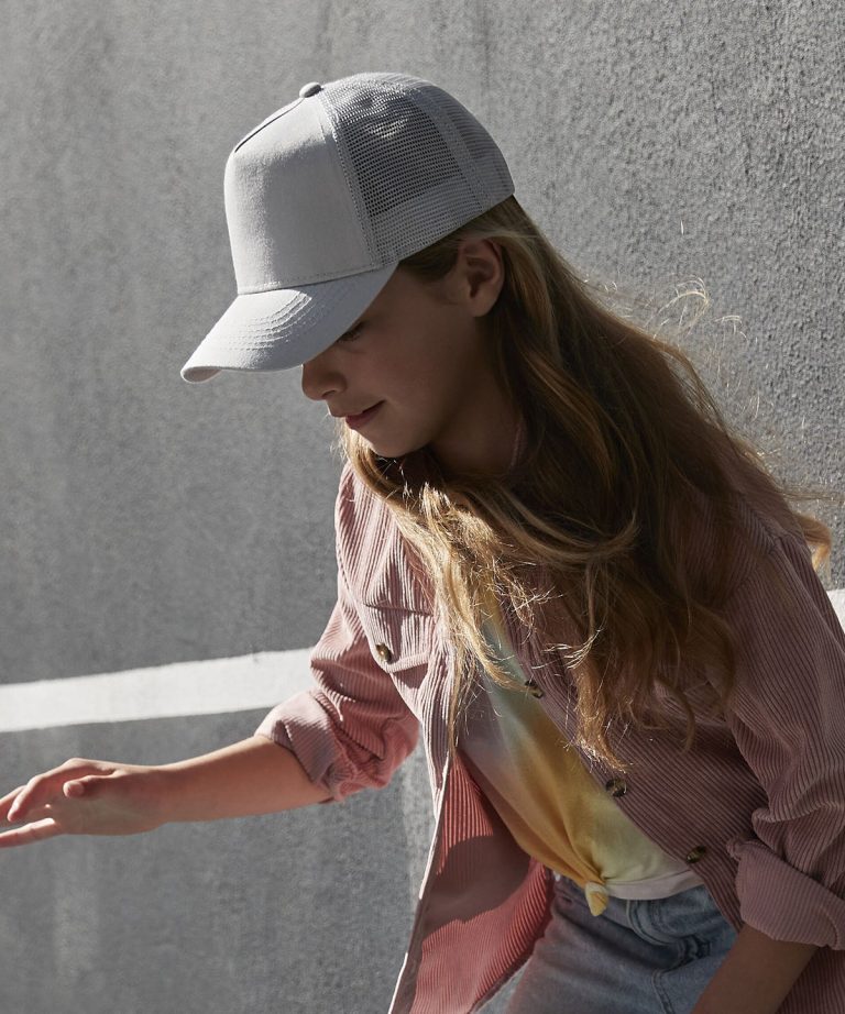 Beechfield &#8211; Junior Snapback Trucker B640B, Vivid Promotion Workwear