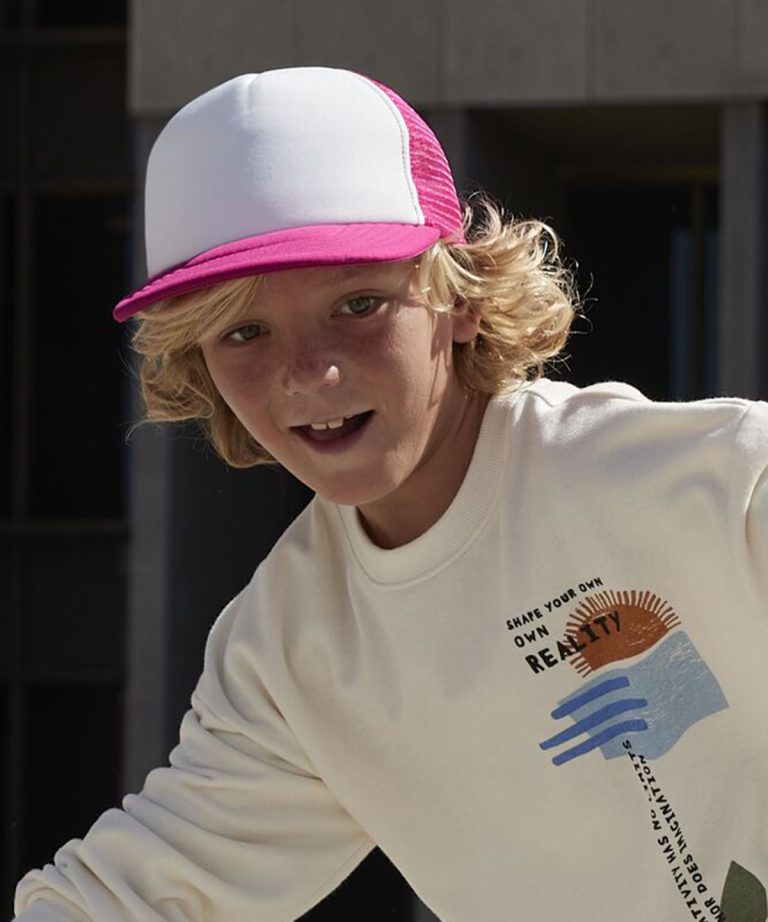 Alternative view of Beechfield - Junior Vintage Snapback Trucker B645B