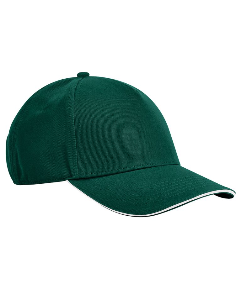Beechfield &#8211; Earthaware Classic Organic Cotton 5 &#8211; Panel Cap  Sandwich Peak B825C, Vivid Promotion Workwear