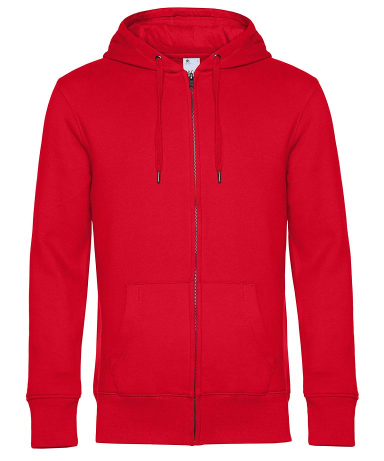Alternative view of B&C Collection - B&C King Zipped Hood BA012