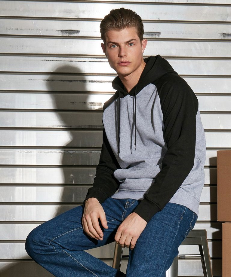 Build Your Brand Basic - Basic Raglan Hoodie BB005