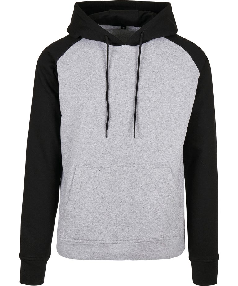 Build Your Brand Basic &#8211; Basic Raglan Hoodie BB005, Vivid Promotion Workwear