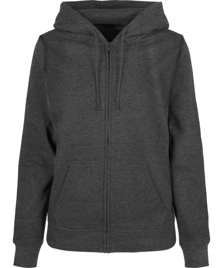 Build Your Brand Basic &#8211; Womens Basic Zip Hoodie BB009, Vivid Promotion Workwear