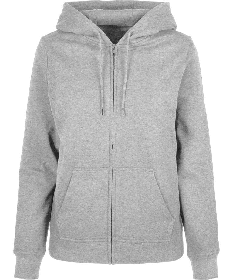Build Your Brand Basic - Womens Basic Zip Hoodie BB009