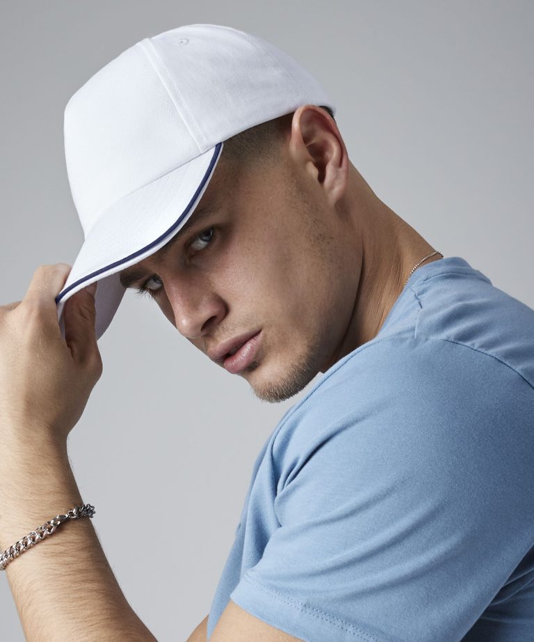 Beechfield - Authentic 5 - Panel Cap  -  Piped Peak BC25C