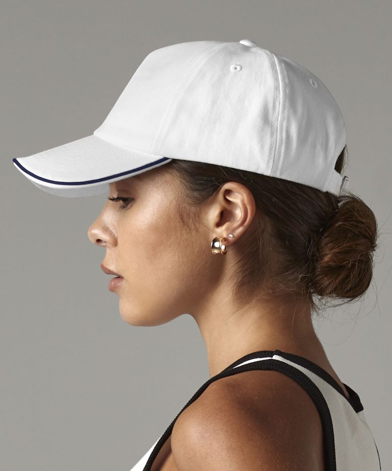 Alternative view of Beechfield - Authentic 5 - Panel Cap  -  Piped Peak BC25C