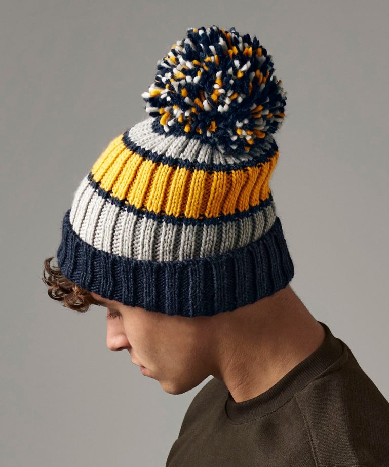 Beechfield - Hygge Striped Beanie BC392