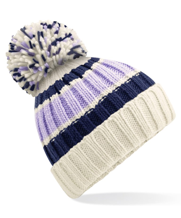 Beechfield &#8211; Hygge Striped Beanie BC392, Vivid Promotion Workwear