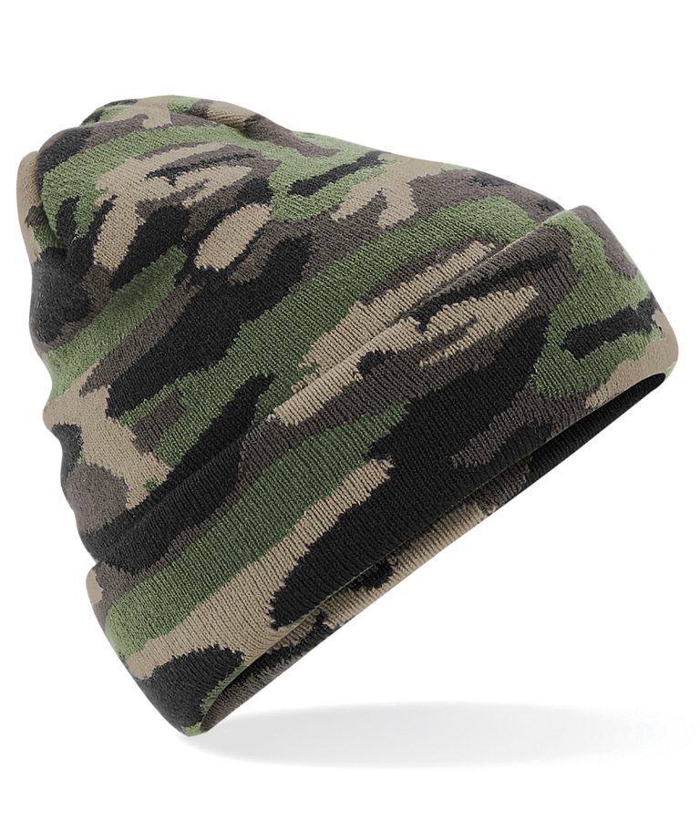 Beechfield – Camo Cuffed Beanie BC419, Vivid Promotion Workwear Beechfield – Camo Cuffed Beanie BC419, Vivid Promotion Workwear