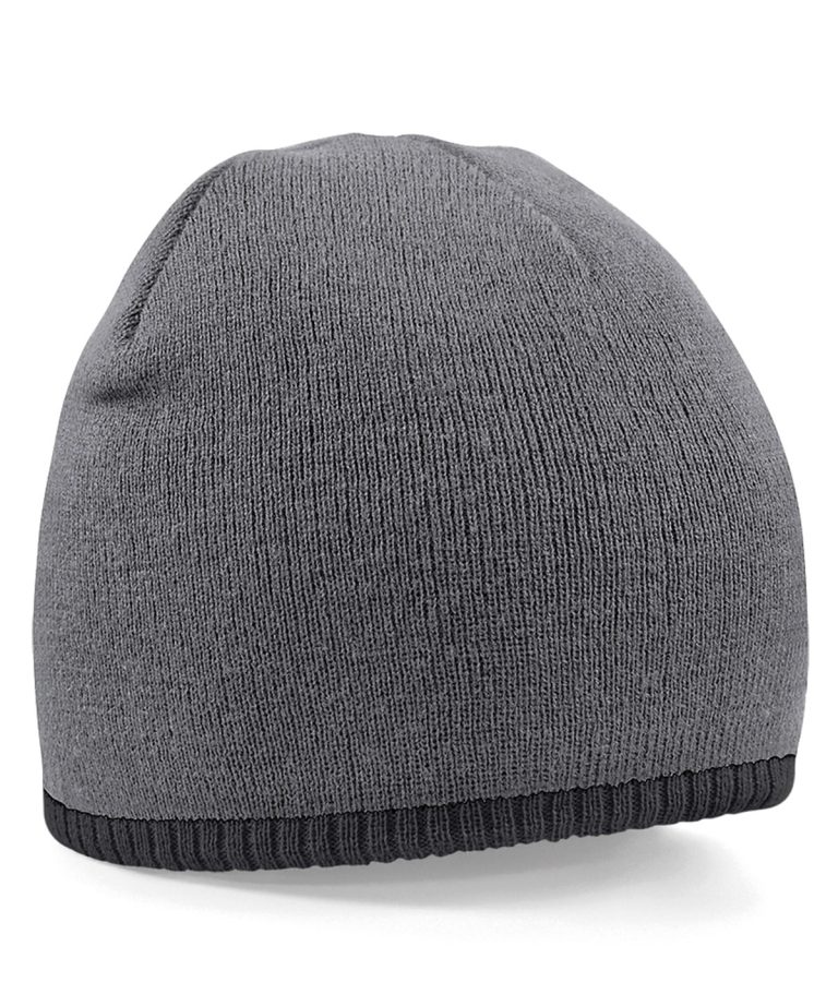 Alternative view of Beechfield - Two - Tone Pull - On Beanie BC44C