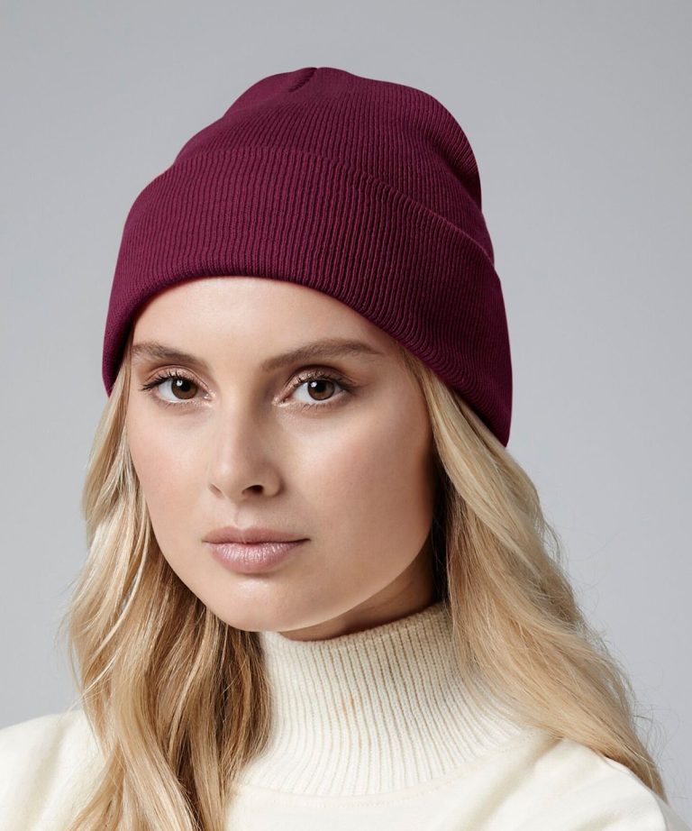 Beechfield &#8211; Organic Cotton Original Cuffed Beanie BC45N, Vivid Promotion Workwear