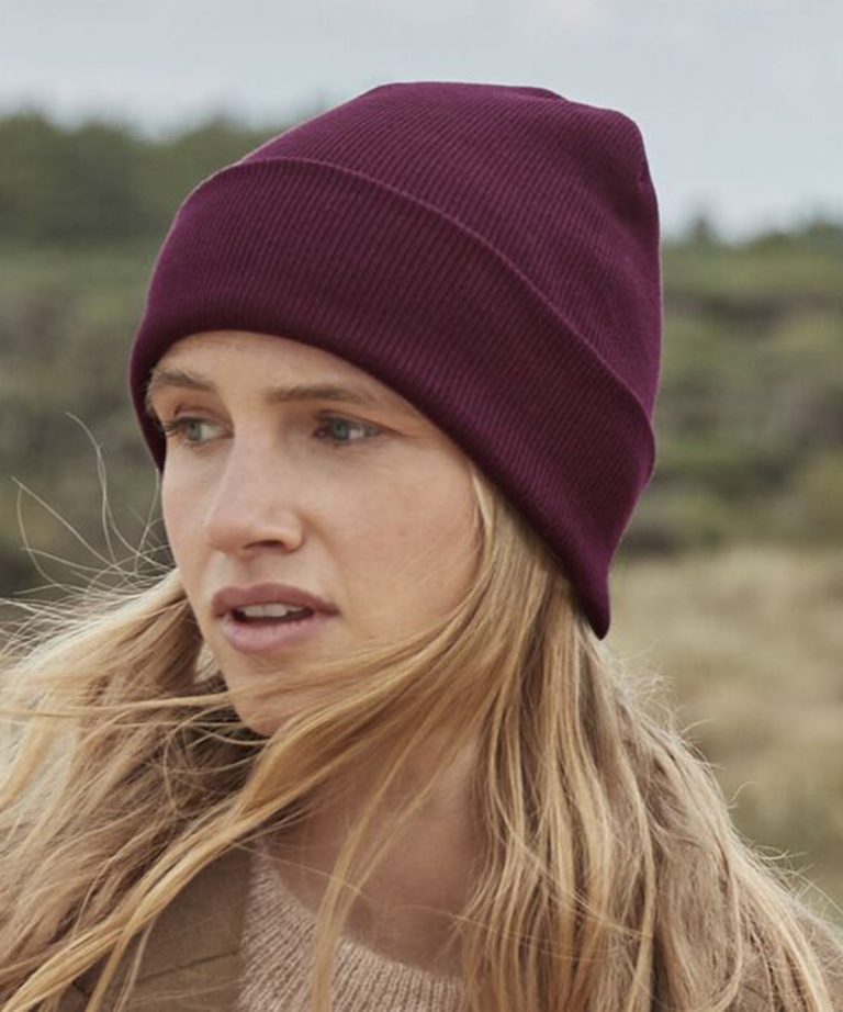 Beechfield &#8211; Organic Cotton Original Cuffed Beanie BC45N, Vivid Promotion Workwear