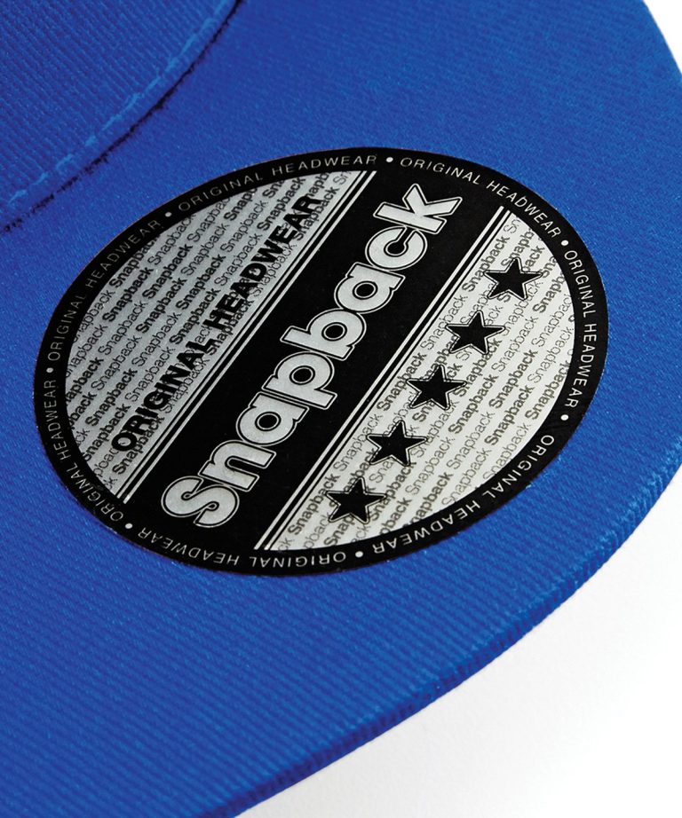 Beechfield &#8211; 5 &#8211; Panel Snapback Rapper Cap BC610, Vivid Promotion Workwear